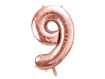 Picture of FOIL BALLOON NUMBER 9 ROSE GOLD 34 INCH